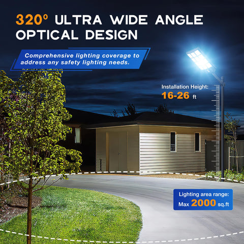 OKPRO solar lights outdoor mount bracket enables quick, secure installation on walls or poles