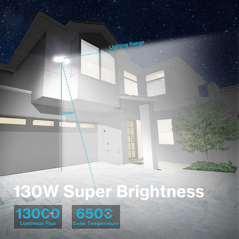Triple-head Olafus flood light adjustable angles for customized beam direction