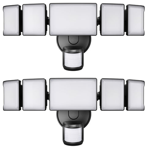 Olafus 130W motion sensor outdoor light with wide coverage for yard illumination