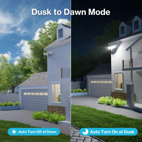 Olafus dusk-to-dawn mode keeps exterior illumination ready at night
