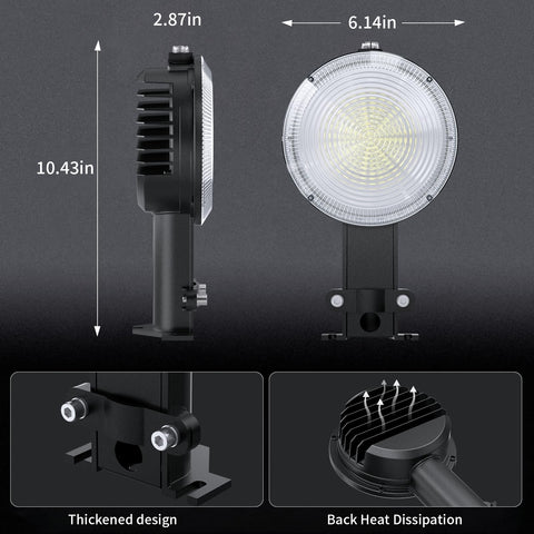 Olafus 170W LED barn light wide-area illumination for large outdoor spaces.