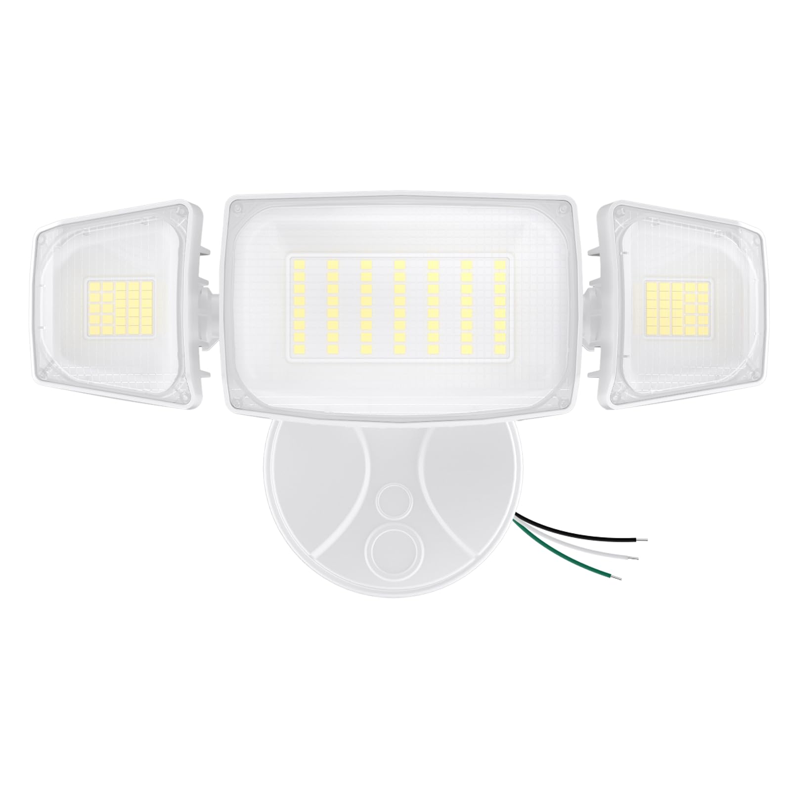 Olafus 80W flood light outdoor front view delivers wide, glare-free entry illumination.