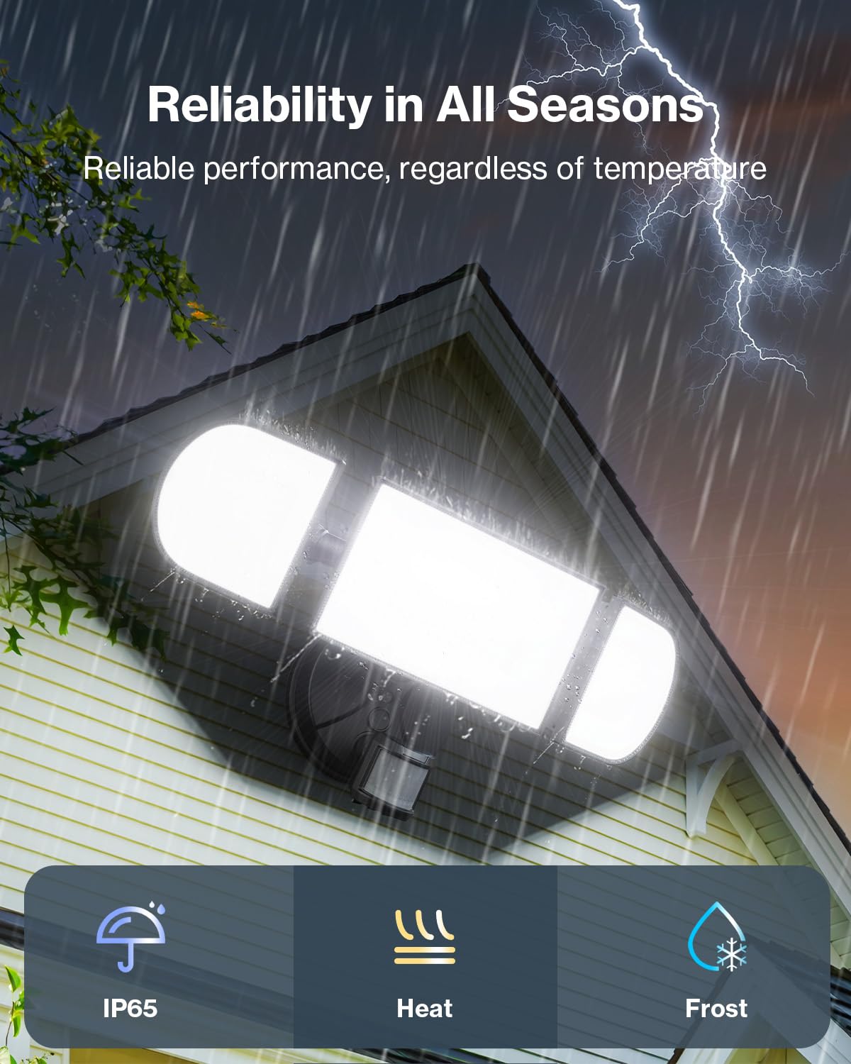 Olafus easy-install outdoor light, quick setup and safer surroundings.
