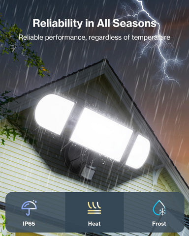 Olafus easy-install outdoor light, quick setup and safer surroundings.