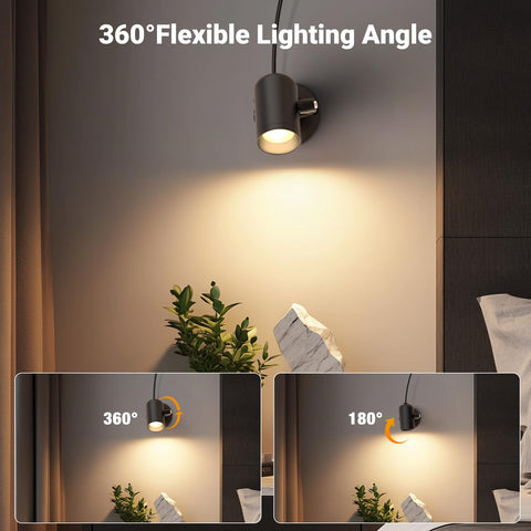 Olafus floor and table spotlight suitable for decor and photos.