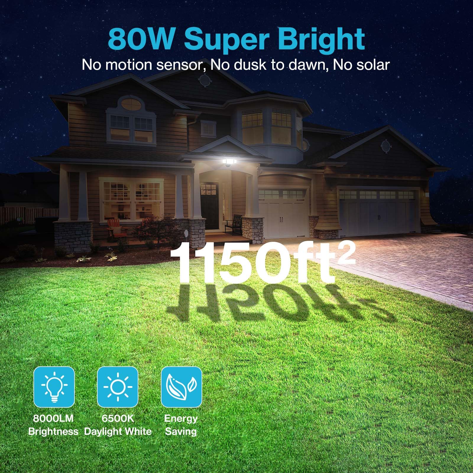 Olafus outdoor flood light IP65 waterproof for weatherproof reliability
