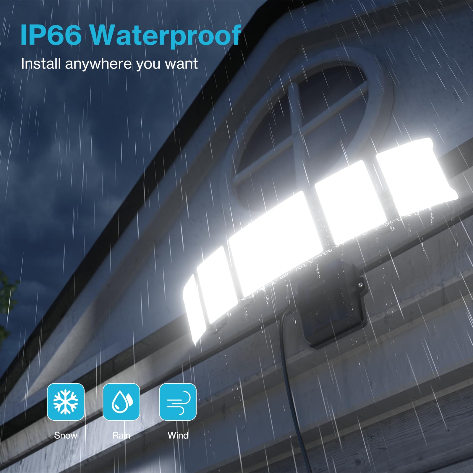 Olafus plug-in outdoor light installs fast with no wiring required.