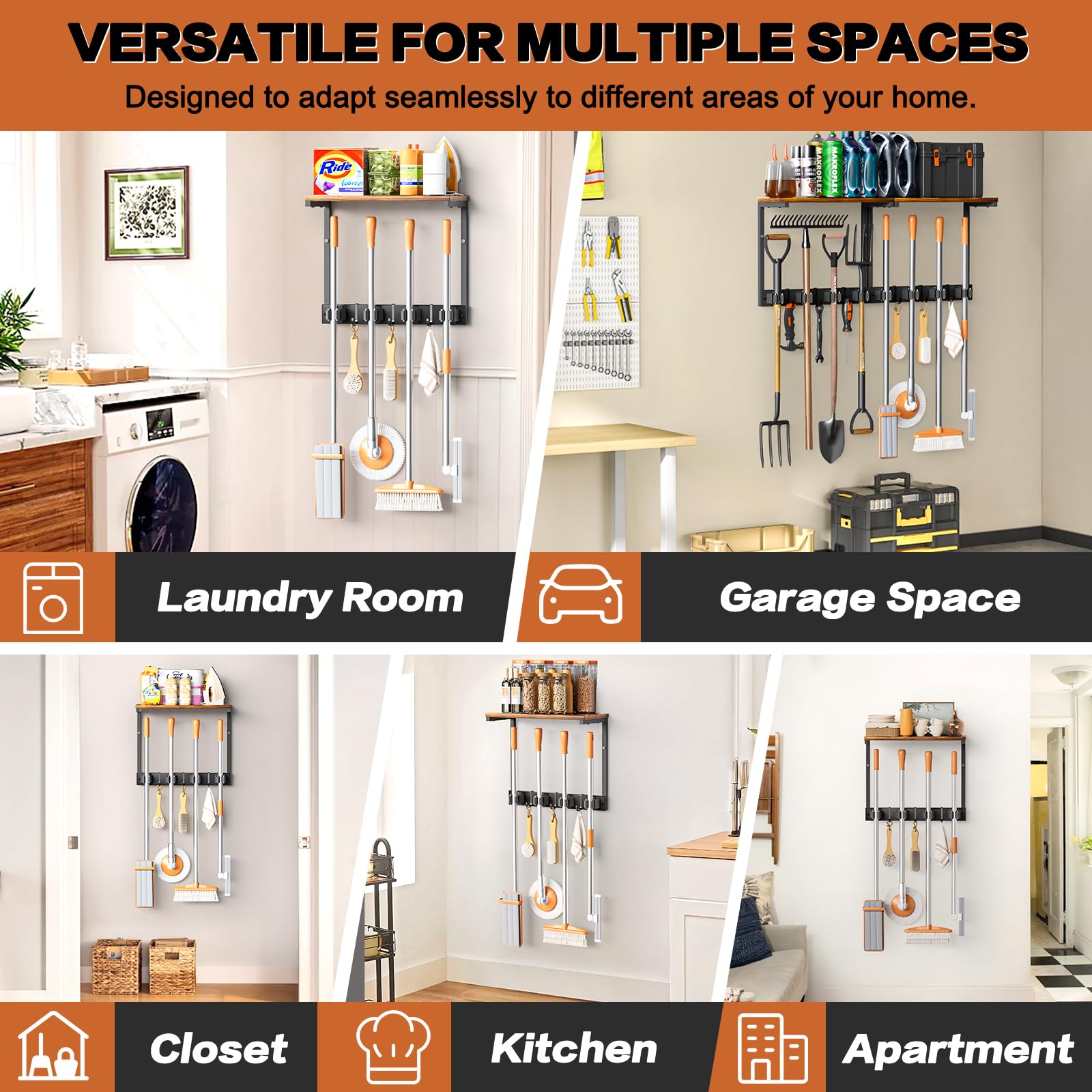 Olakee garage and kitchen storage solution helps maximize small spaces.