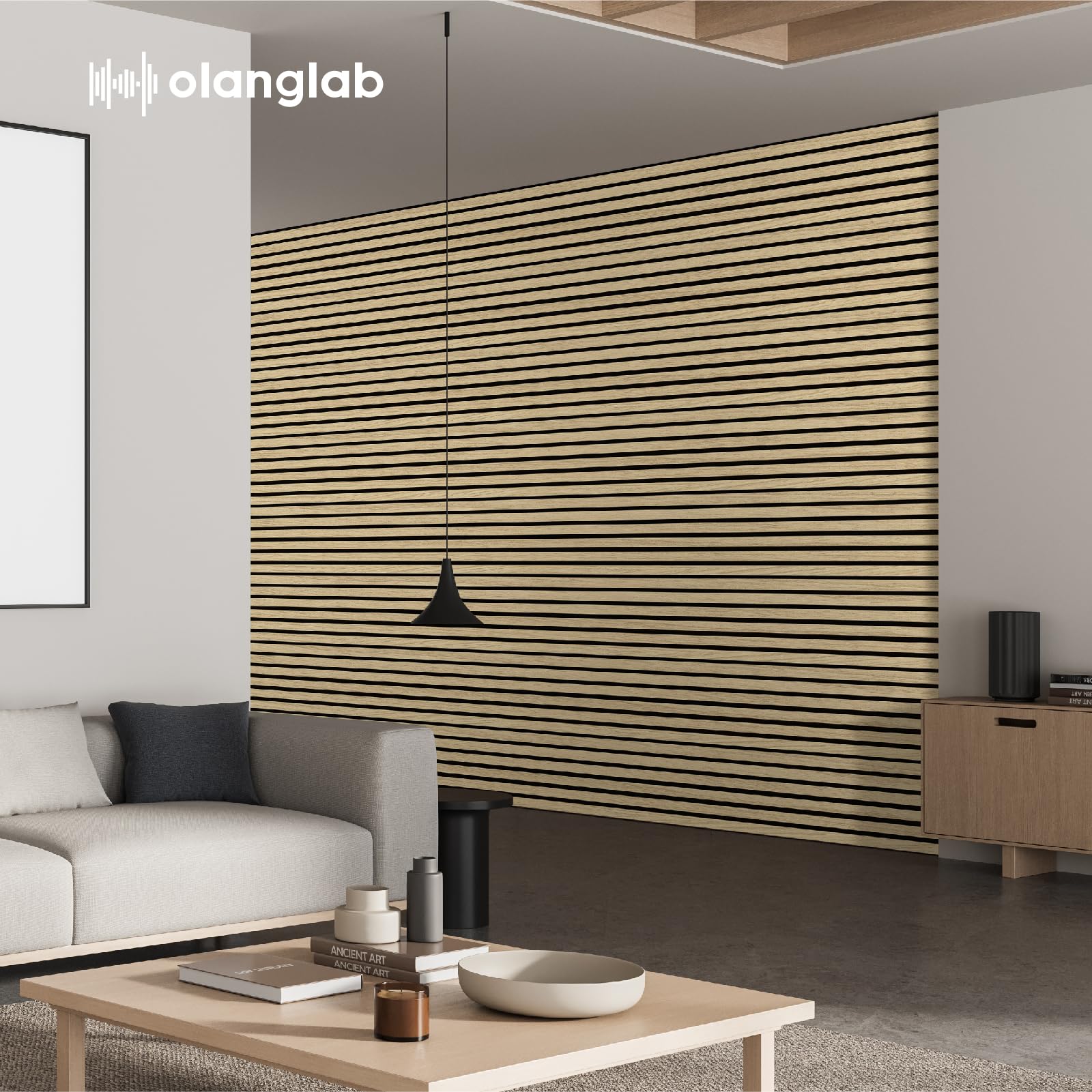 Olanglab recyclable materials emphasize sustainable interior decor options.