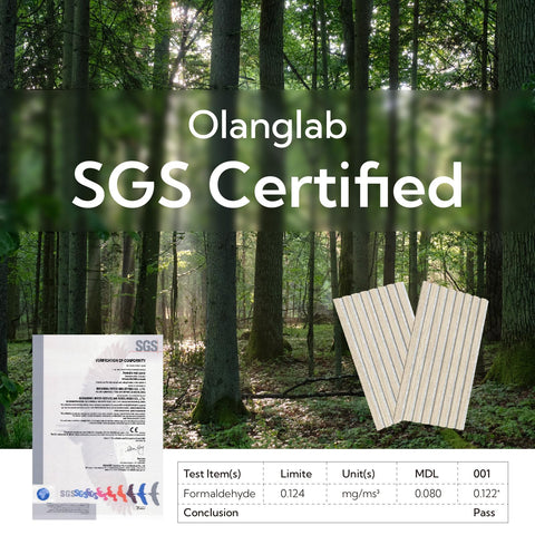 Olanglab panel in conference room demonstrates sound balance and refined style.