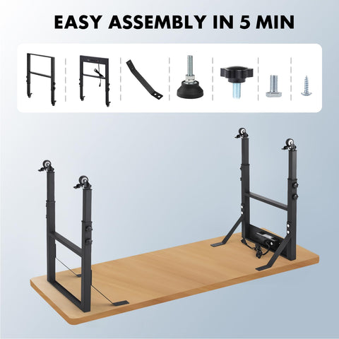 OLBRUS durable metal frame resists deformation for heavy use.
