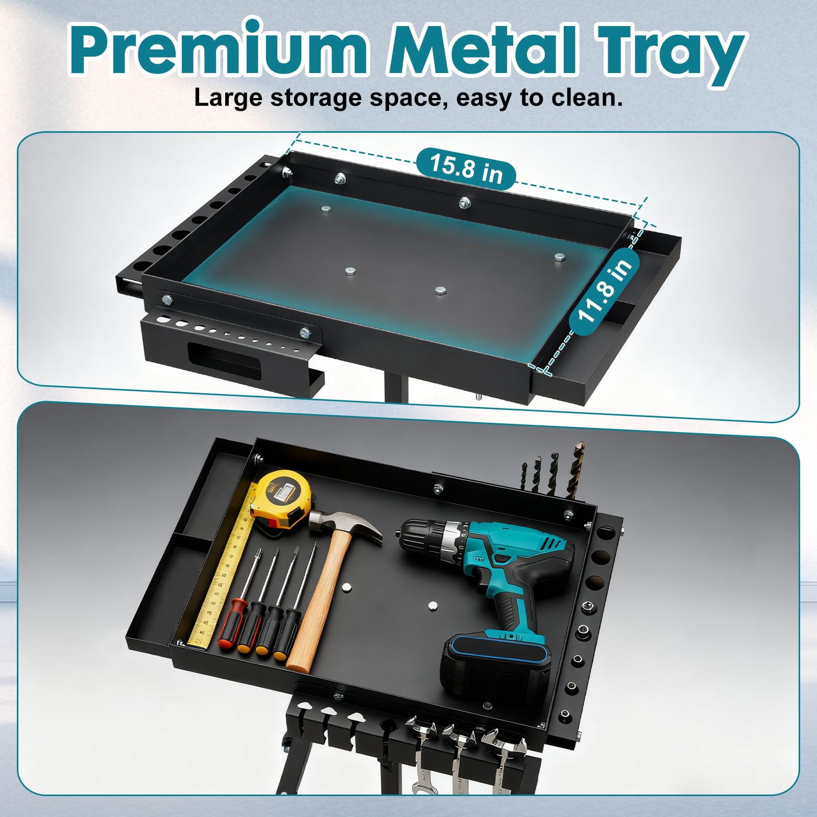 OLBRUS heavy-duty steel frame ensures durable, stable construction
