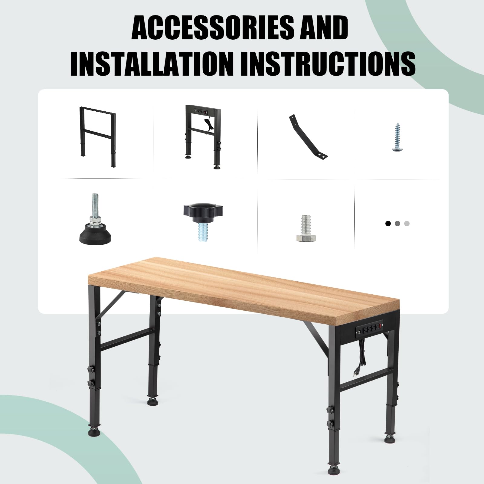 OLBRUS square-connector adds extra stability during heavy-duty use.