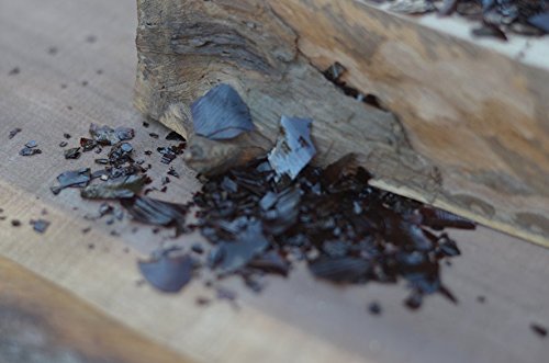 Wood surface prepared for a warm, deep shellac finish.