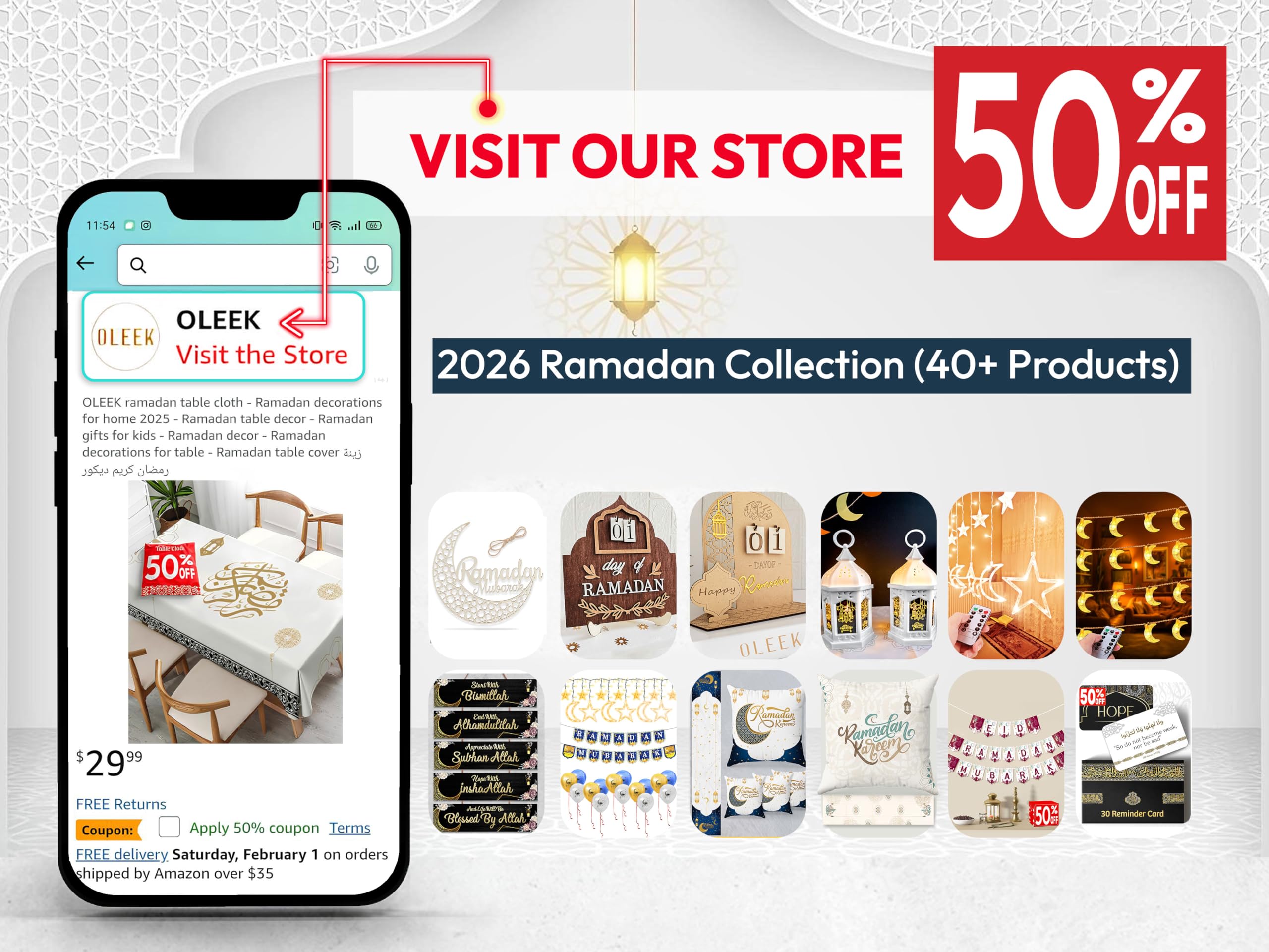 OLEEK kid-friendly lantern makes a thoughtful Ramadan gift.