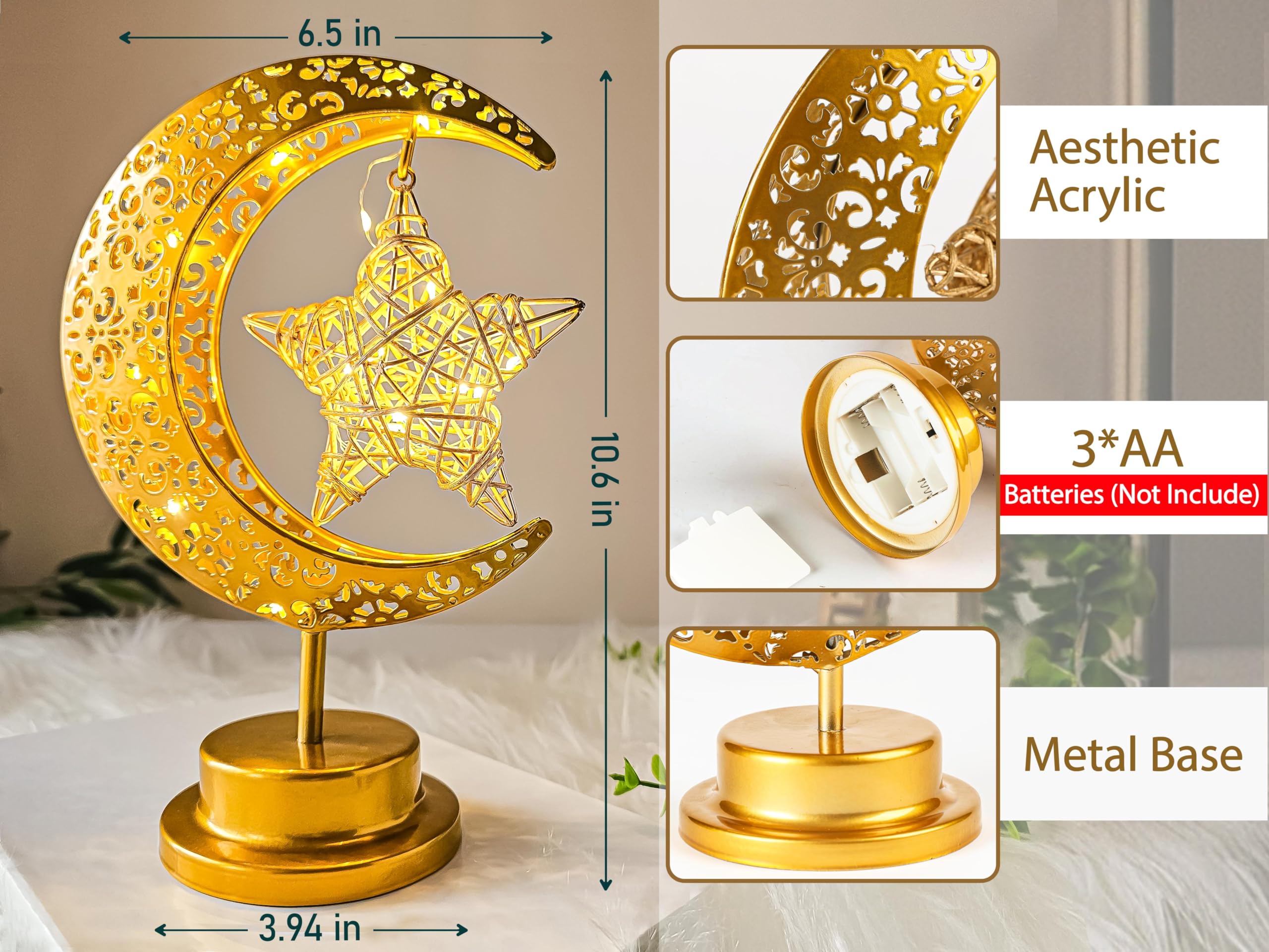OLEEK table Ramadan lights brighten meals and evening gatherings.