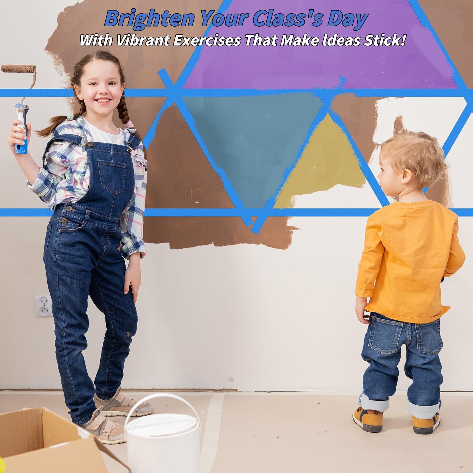 Oleitodh twelve-roll blue tape pack provides great DIY value.