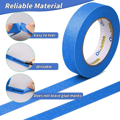 Oleitodh no-residue tape removes cleanly from delicate materials.