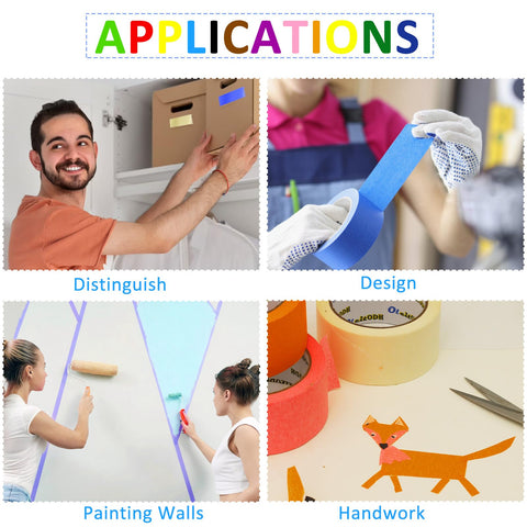 Oleitodh tape adheres to plastic, glass, paper, and more.