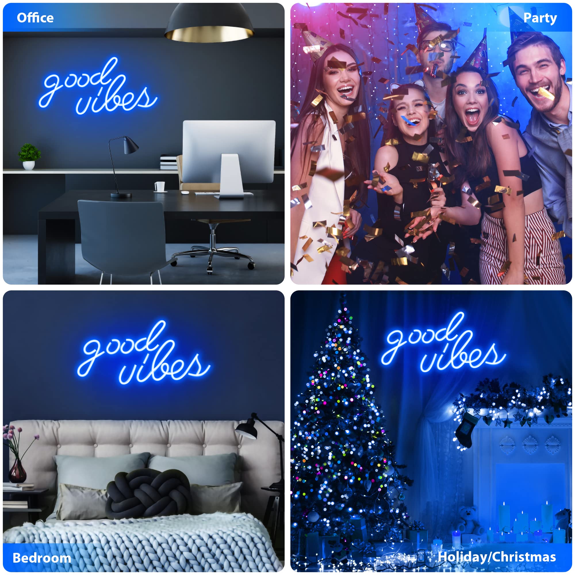 Olekki good vibes neon sign makes a thoughtful gift for birthdays