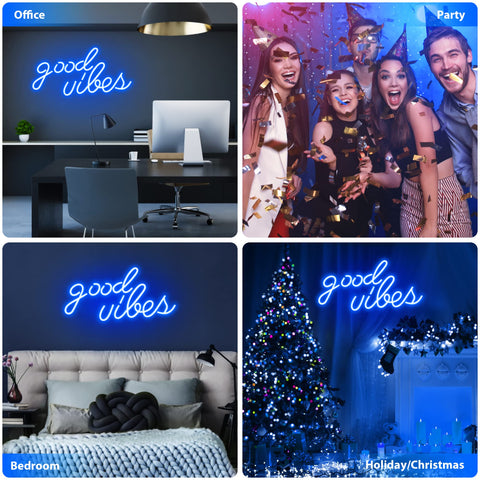 Olekki good vibes neon sign makes a thoughtful gift for birthdays