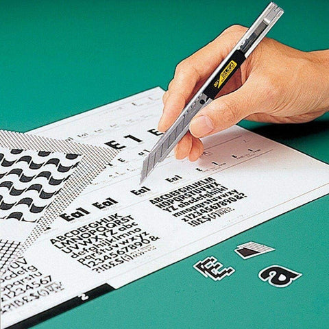 OLFA 141B multi-material cutting handles foam board, cardboard, and more.