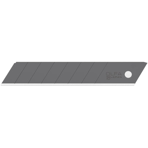 OLFA 18mm heavy-duty blade edge for precise, long-lasting cuts.