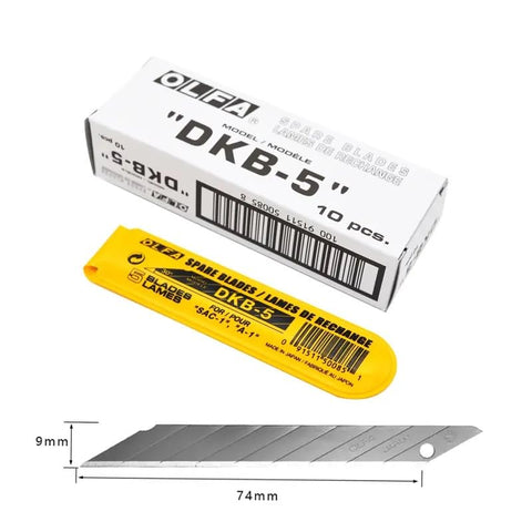 OLFA DKB-5 precision edge close-up highlighting razor-like sharpness