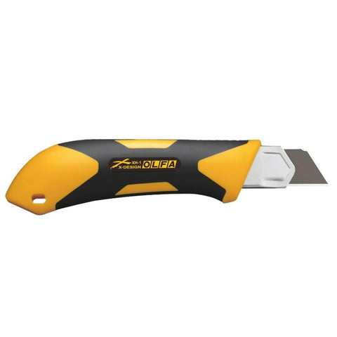 OLFA XH-1 stainless-steel blade channel keeps blade secure.