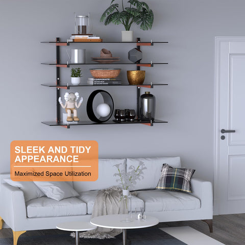 Olgsibb folding-arm storage rack saves space when not in use.