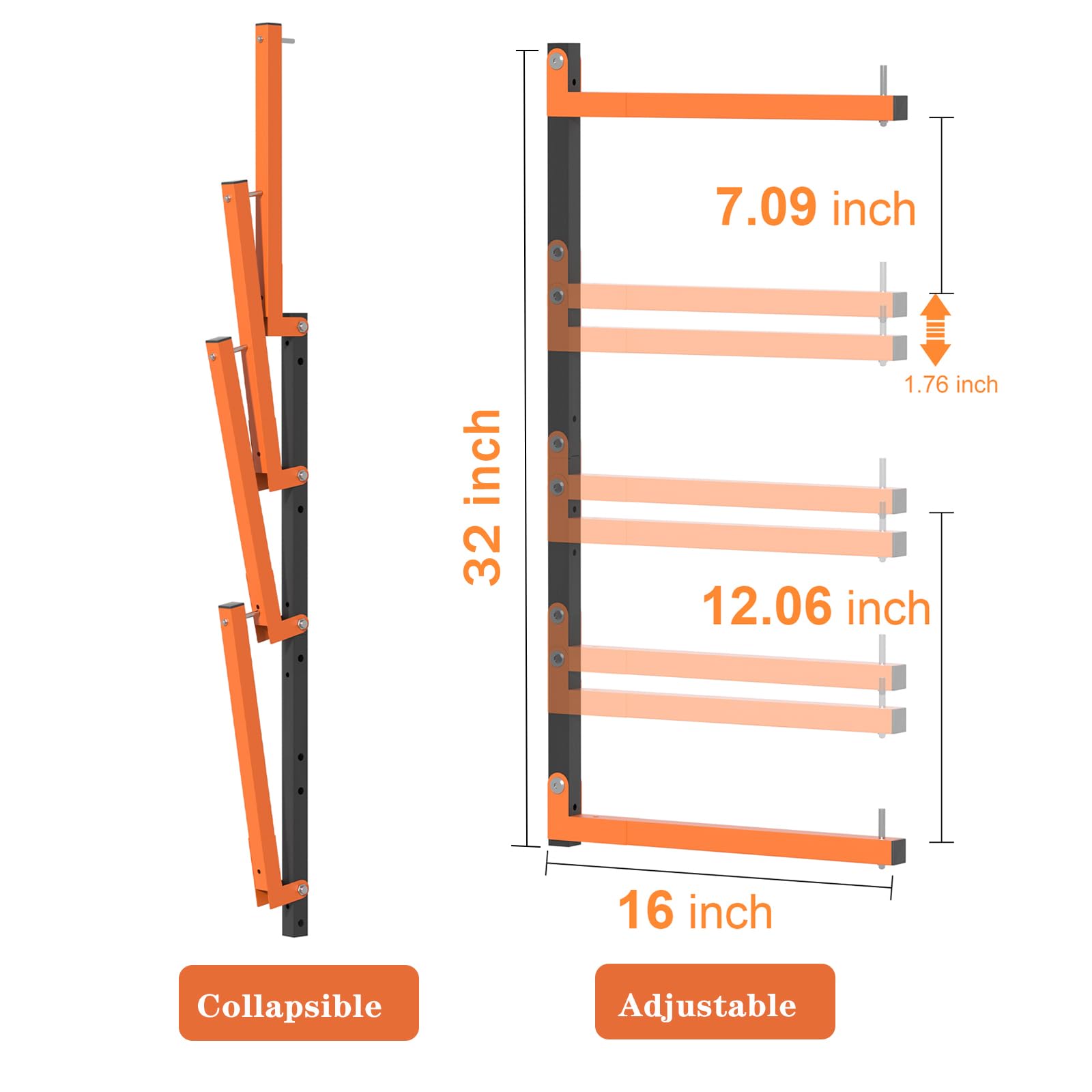 Olgsibb garage-organization-wall-shelf designed for tools and gear storage.