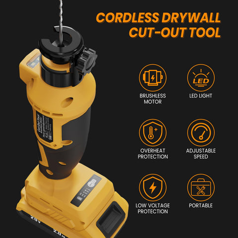 OLIBUY brushless motor up to 30,000 RPM enables fast cutting.