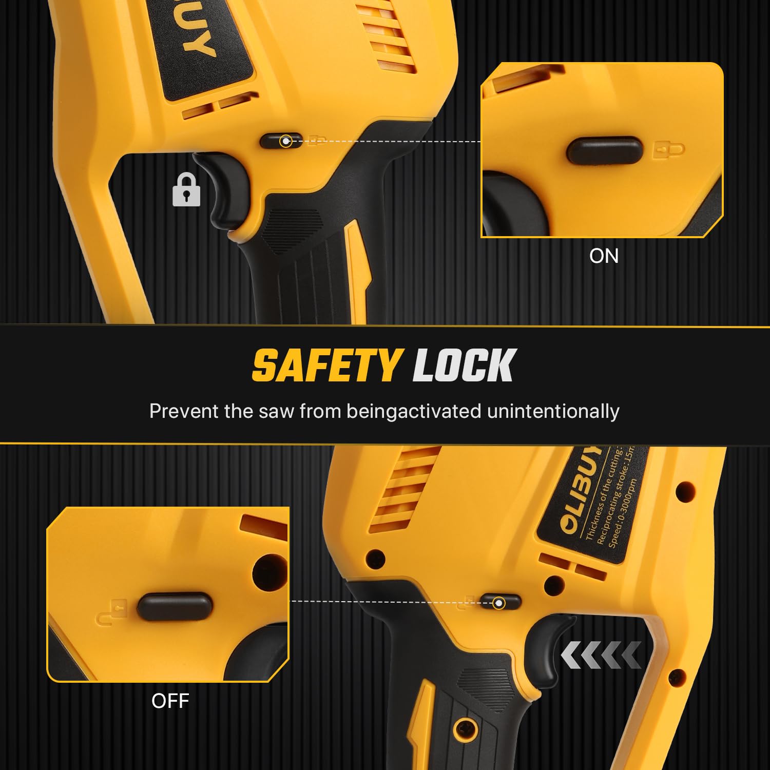 OLIBUY durable heavy-duty construction for demanding cutting tasks