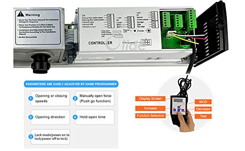 Olideauto wireless and wired push button options support versatile installations.