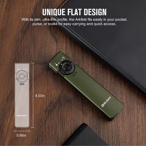 OLIGHT Arkfeld beam distance of 101 meters enables distant detail