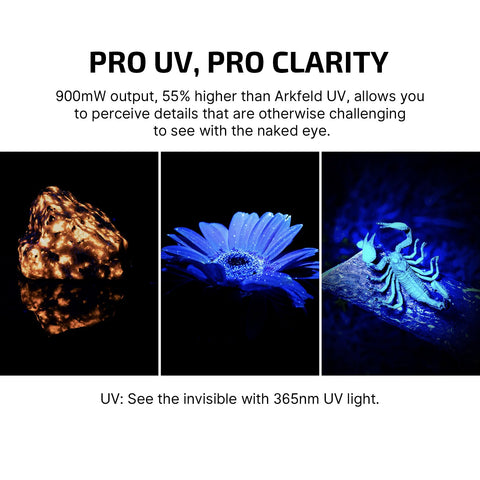 OLIGHT Arkfeld Pro battery indicator displays power level at a glance