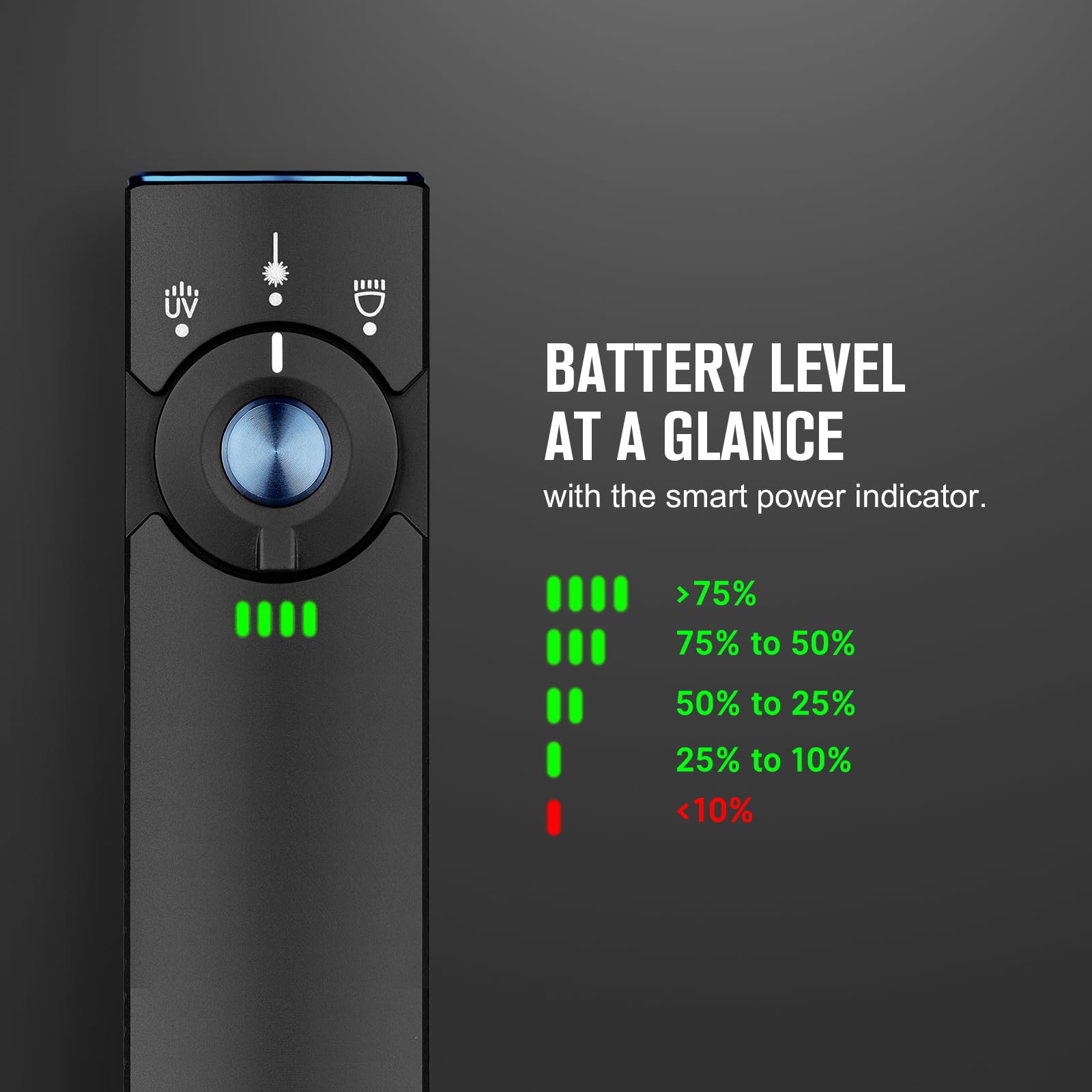 OLIGHT Arkfeld Pro black finish for sleek, durable handling.