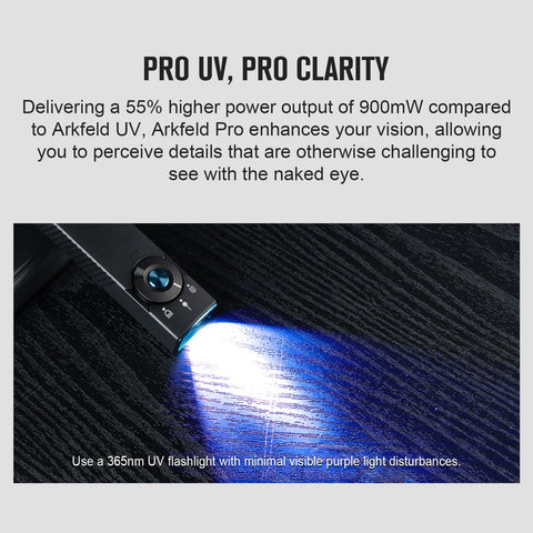 OLIGHT Arkfeld Pro compact pocket light for easy carry.