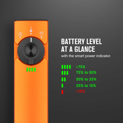OLIGHT Arkfeld Pro orange casing for easy grab and go