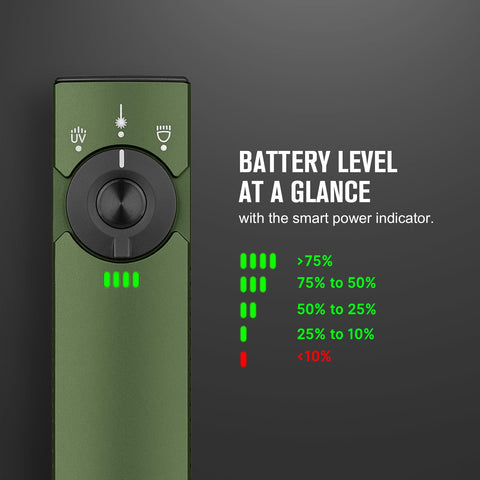 OLIGHT Arkfeld Pro USB-C rechargeability for fast power-ups
