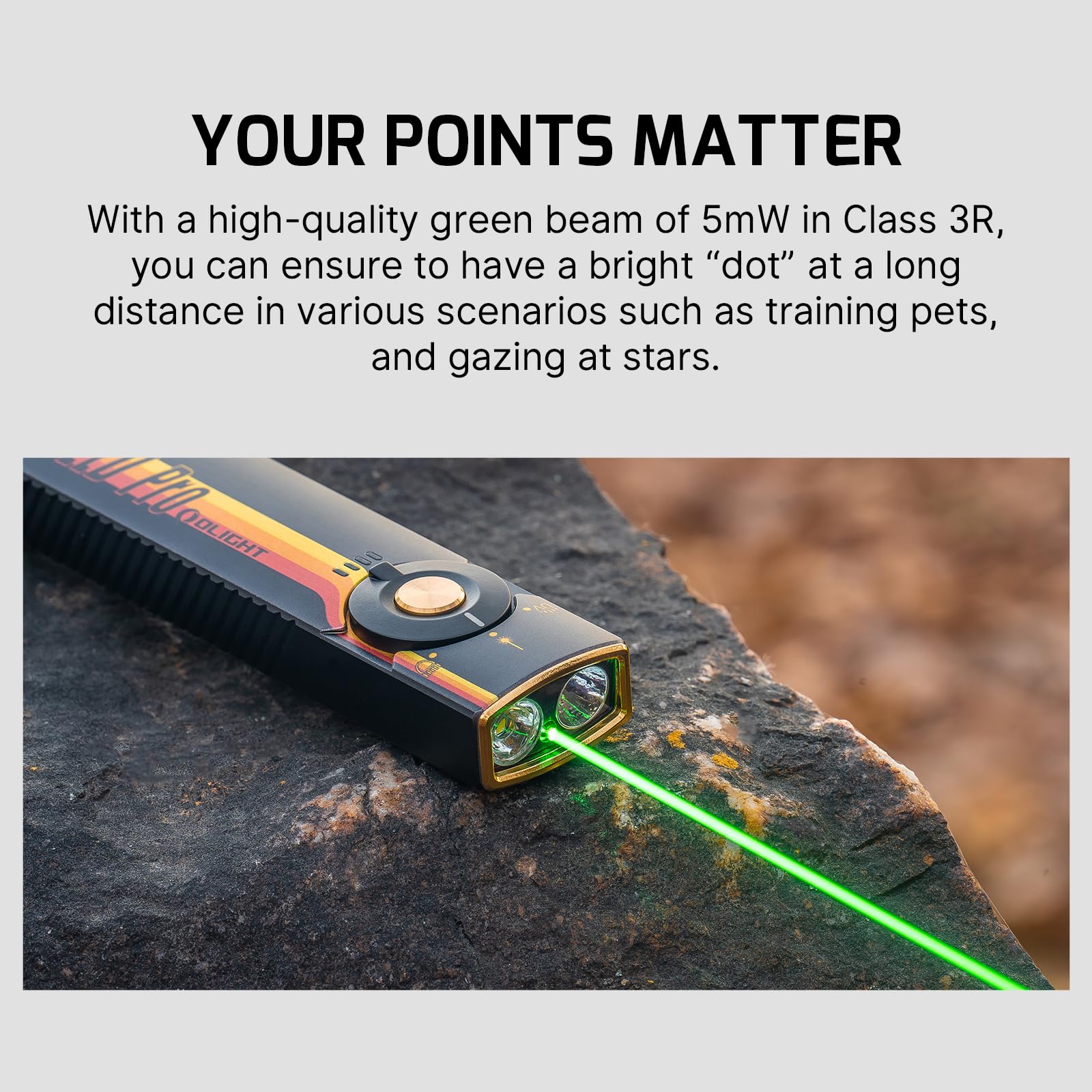 OLIGHT Arkfeld Pro UV light at 365 nm for material verification and tracking