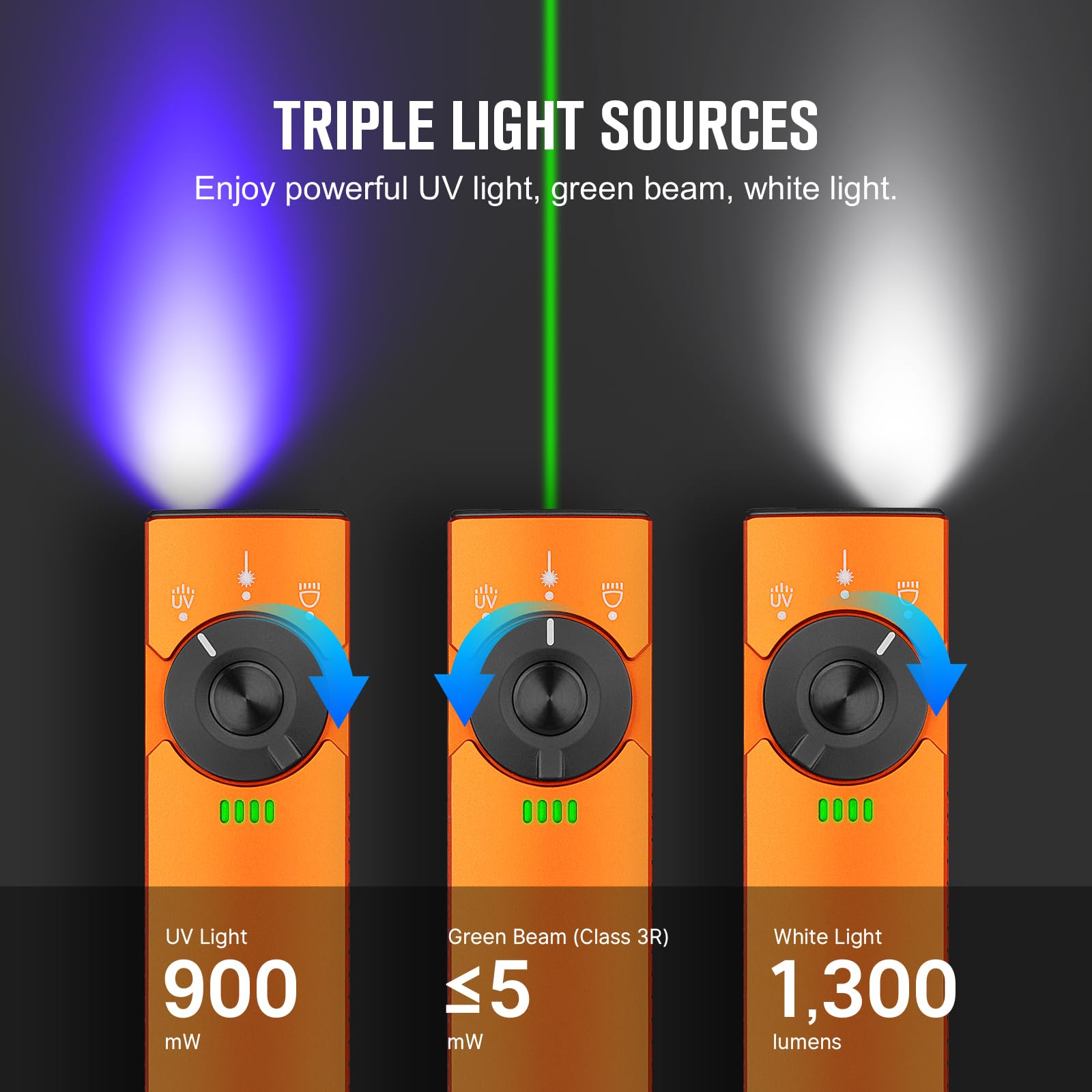 OLIGHT Arkfeld Pro UV 365nm for high intensity inspection tasks