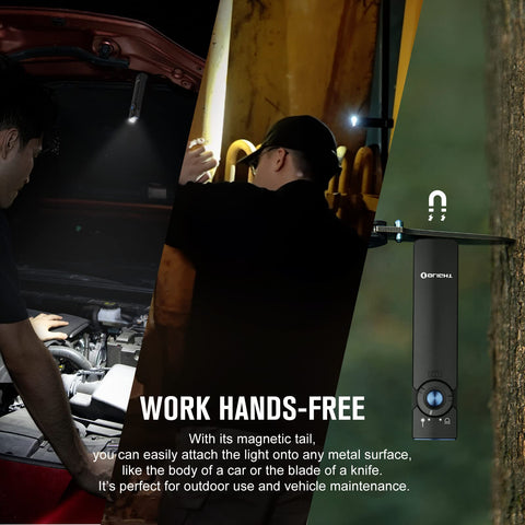 Rechargeable built-in battery in OLIGHT Arkfeld for convenient recharging on the go.