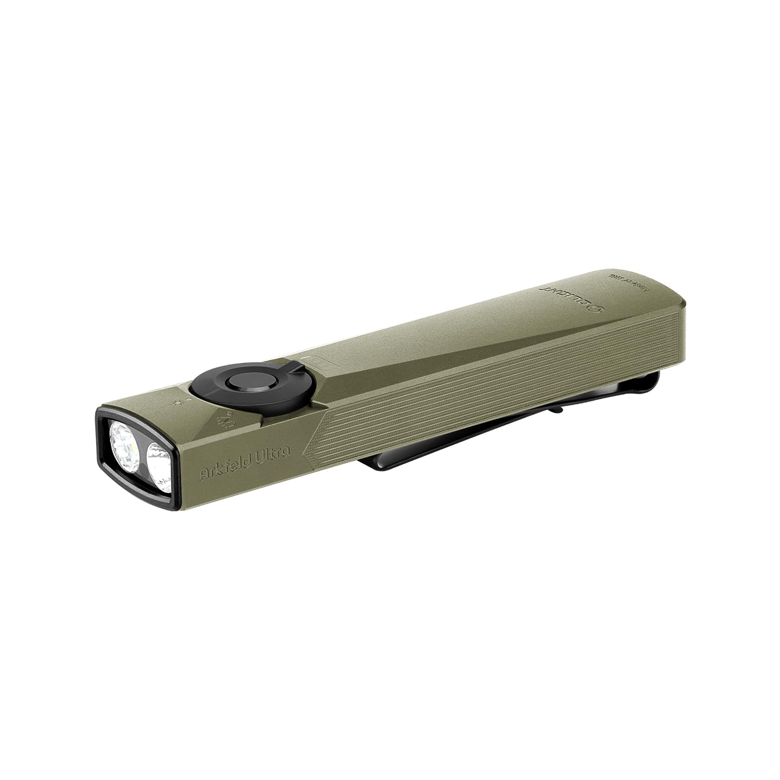 OLIGHT Arkfeld Ultra front view shows compact design for everyday carry and quick tasks