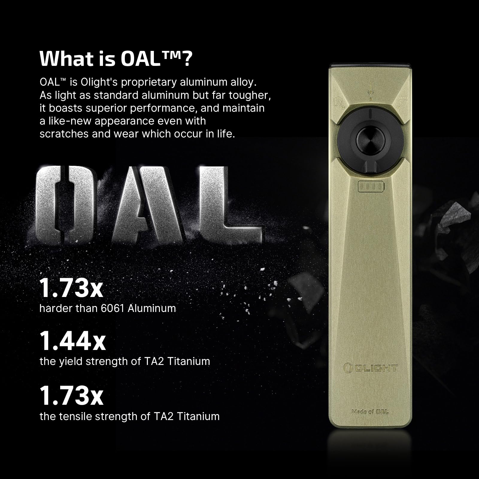 OLIGHT Arkfeld Ultra Rechargeable via USB-C for quick power on the go