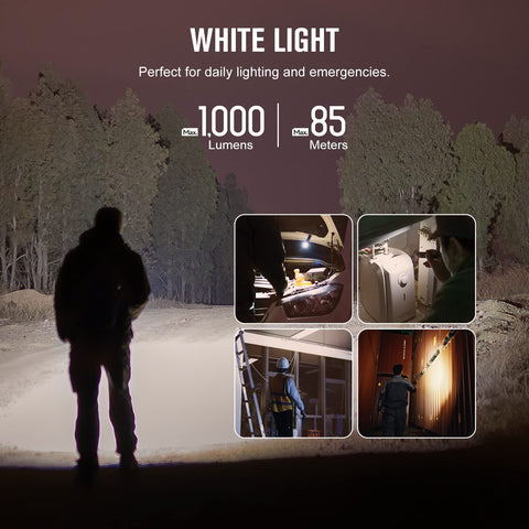 OLIGHT Arkfeld UV delivering 1000 lumens for bright outdoor illumination