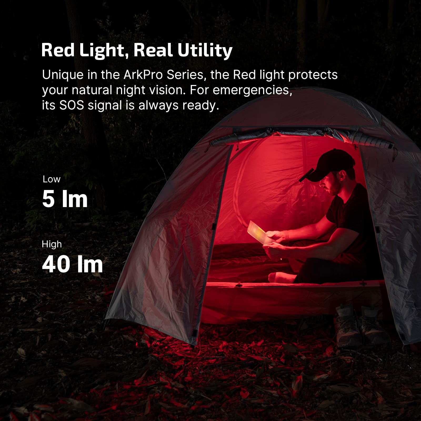 OLIGHT ArkPro Lite USB-C magnetic charging ports and setup