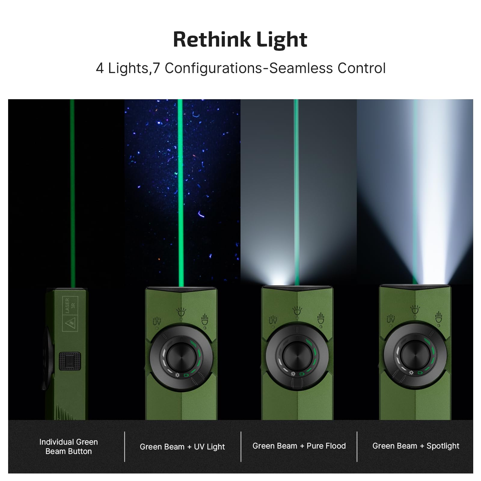 OLIGHT ArkPro long-range spotlight shows distant objects up to 205 meters