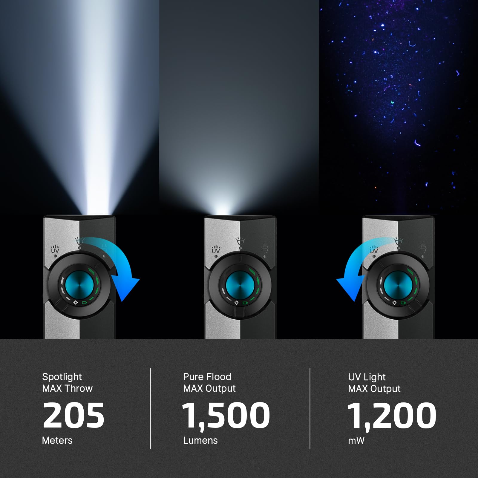 OLIGHT ArkPro magnetic dock charging for quick setup on metal surfaces