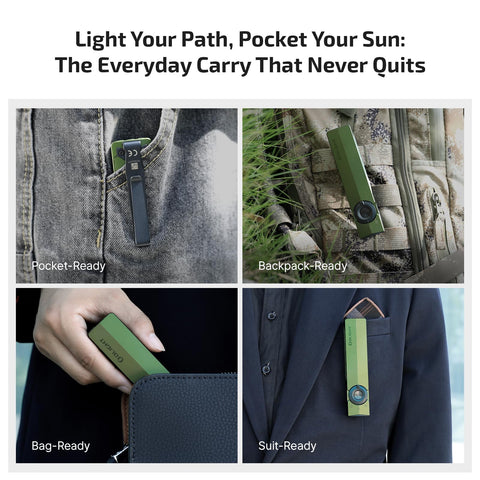 OLIGHT ArkPro pocket-friendly design for easy daily carry